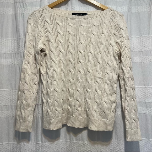 Ralph Lauren Sweaters - Ralph Lauren Cream Cable Sweater